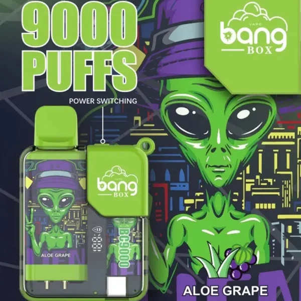 Bang Box 9000 Puffs 0% 2% 3% 5% Nikotin Genopladelig LED Pover Display Engangs Vape Engros - FishVape - 5