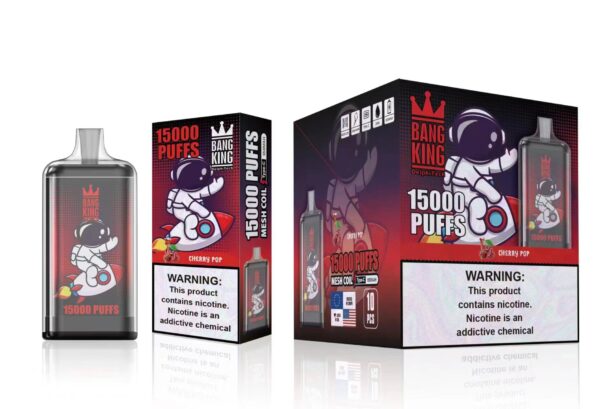 Bang King 15000 Puffs 0% 2% 3% 5% Nicotină reîncărcabilă de unică folosință Vape cu ridicata - FishVape - 11