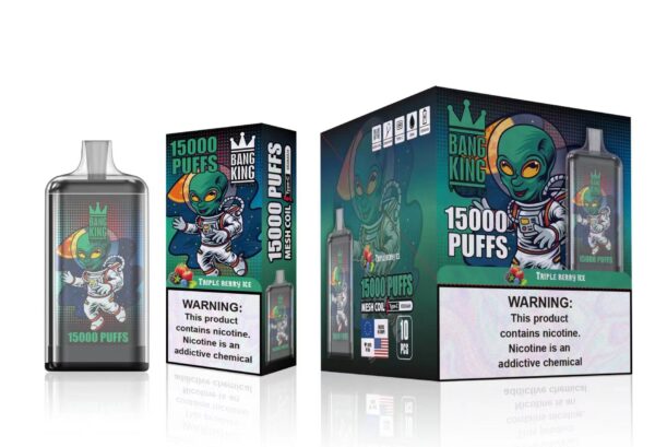 Bang King 15000 Puffs 0% 2% 3% 5% Vape reîncărcabil de unică folosință cu nicotină Comerț cu ridicata - FishVape - 20