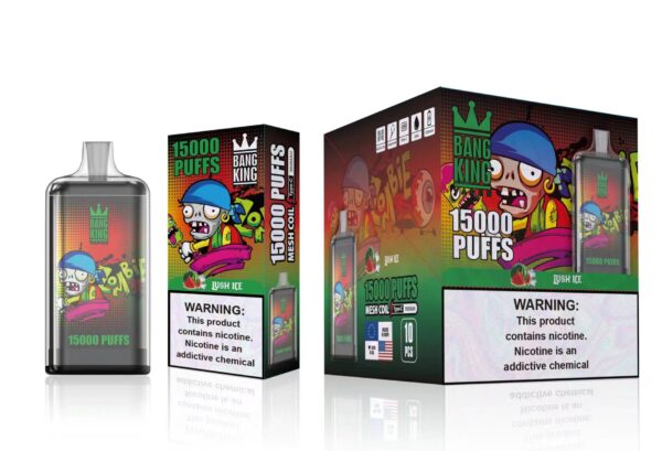 Bang King 15000 Puffs 0% 2% 3% 5% Vape reîncărcabil de unică folosință cu nicotină Comerț cu ridicata - FishVape - 7