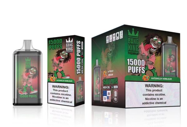 Bang King 15000 Puffs 0% 2% 3% 5% Vape reîncărcabil de unică folosință cu nicotină Comerț cu ridicata - FishVape - 18