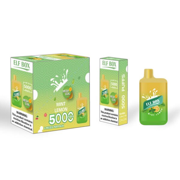 ELF BOX 5000 šluků 0% 2% 3% 5% Nikotinová jednorázová vape Autentická E cigaretová pera Velkoobchod – FishVape – 20