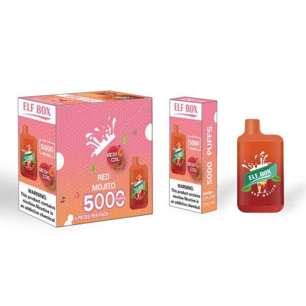 ELF BOX 5000 šluků 0% 2% 3% 5% Nikotinová jednorázová vapka Autentická E cigaretová pera Velkoobchod – FishVape – 22
