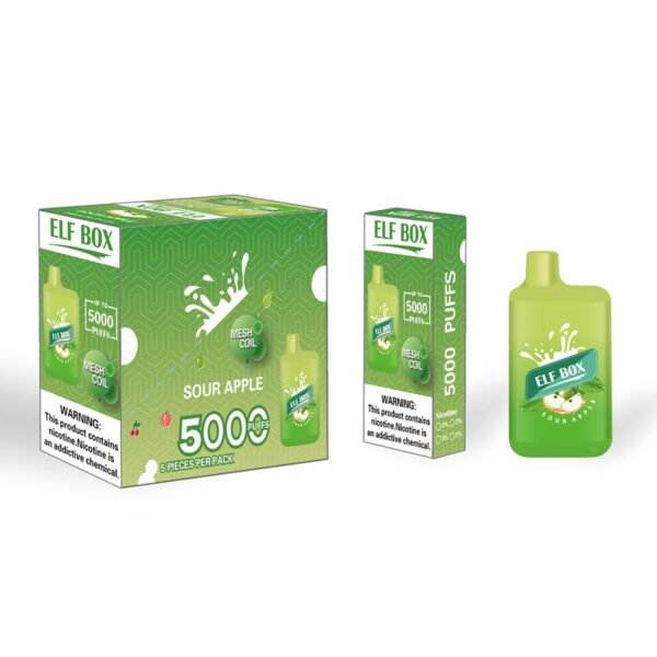 ELF BOX 5000 šluků 0% 2% 3% 5% Nikotinová jednorázová vapka Autentická E cigaretová pera Velkoobchod – FishVape – 23