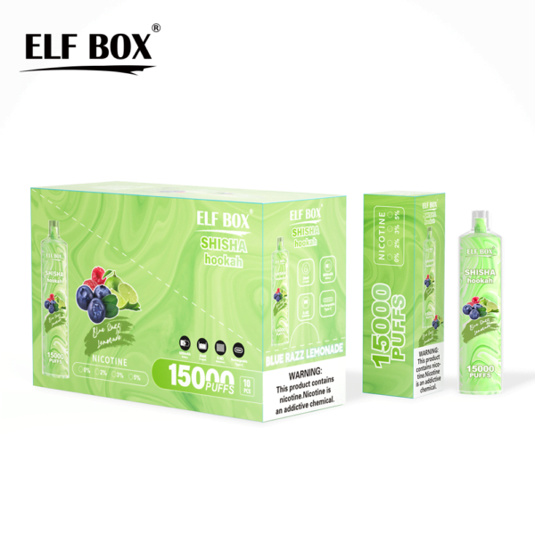 ELF BOX LS15000 Puff Shisha Hookah 0% 2% 5% Nicotine Rechargeable Disposable Vape Wholesale - FishVape - 11