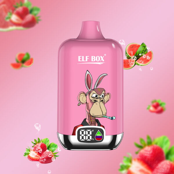ELF Box digital 12000 Züge 0% 2% 3% 5% Nikotin LED-Anzeige Einweg-Vape Großhandel - FishVape - 4