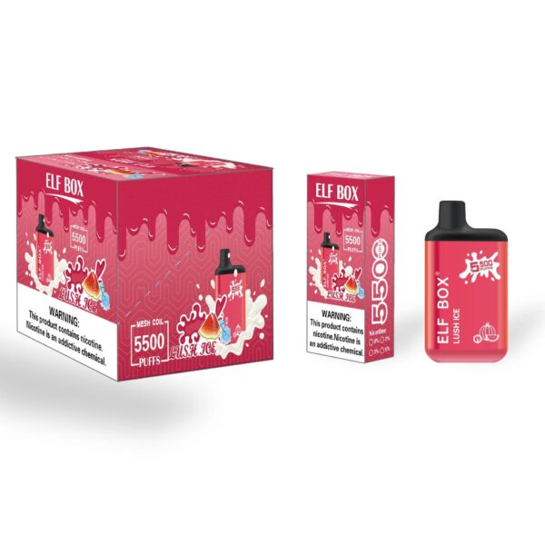 ELF BOX 5500 Vape de unică folosință 5500 Puff-uri pix autentic pentru țigări electronice - FishVape - 9