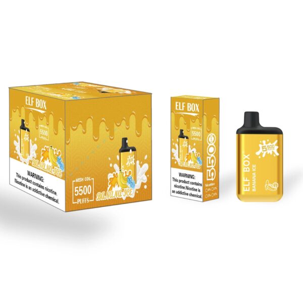 ELF BOX 5500 Vape de unică folosință 5500 Puffs Pix autentic pentru țigări electronice - FishVape - 7