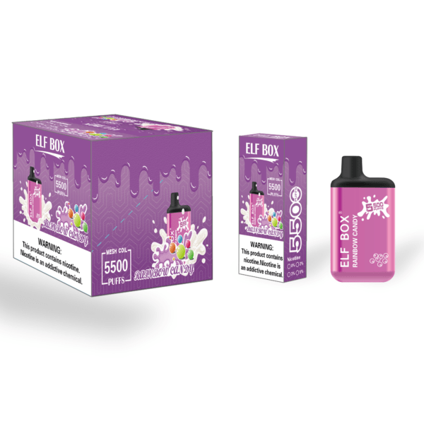 ELF BOX 5500 Vape de unică folosință 5500 Puff-uri pix autentic pentru țigări electronice - FishVape - 3