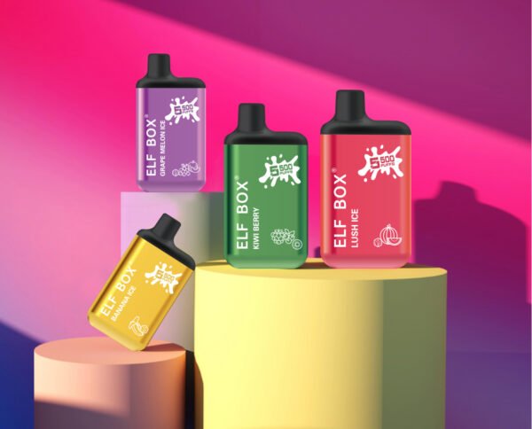 ELF BOX 5500 Vape de unică folosință 5500 Puff-uri pix autentic pentru țigări electronice - FishVape - 1