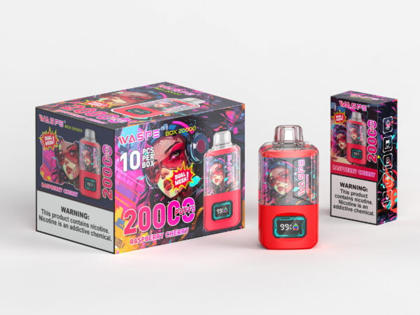 WASPE 20000 PUFFS Dual Mesh Box 0% 2% 3% 5% Nicotine Disposable Vape Wholesale - FishVape - 5
