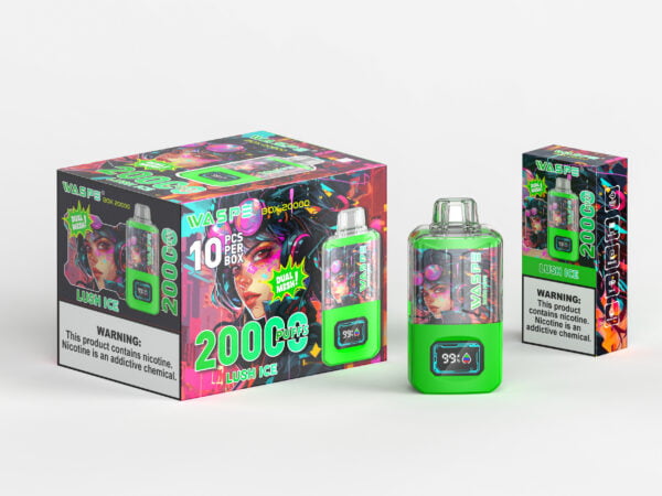 WASPE 20000 PUFFS Dual Mesh Box 0% 2% 3% 5% Nicotine Disposable Vape Wholesale - FishVape - 13