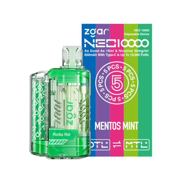 ZGAR NEO 10000 Puffs 3% Nicotina Vape desechable recargable al por mayor - FishVape - 6