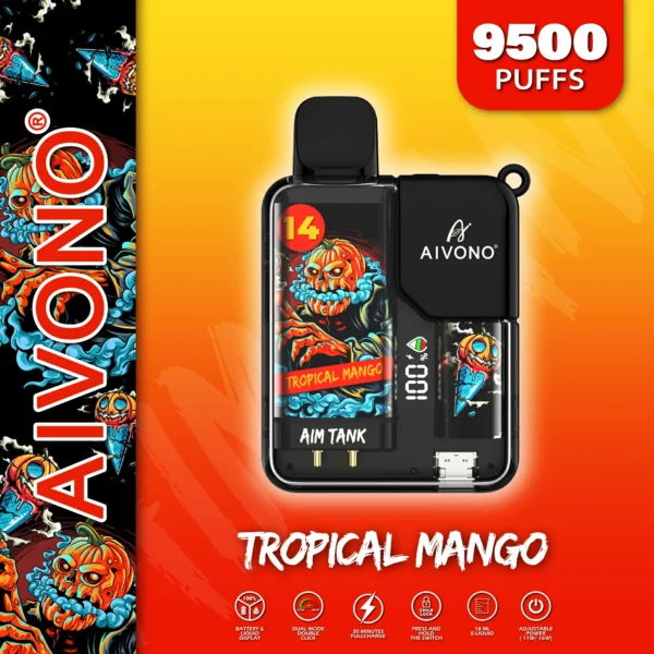 AIVONO AIM TANK 9500 Puffs 0% 2% 3% 5% Penna per vaporizzatori usa e getta ricaricabile a basso contenuto di nicotina all'ingrosso Acquista all'ingrosso - FishVape - 8