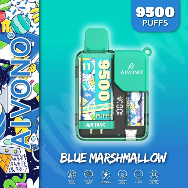 AIVONO AIM TANK 9500 Puffs 0% 2% 3% 5% Penna per vaporizzatori usa e getta ricaricabile a basso contenuto di nicotina all'ingrosso Acquista all'ingrosso - FishVape - 11
