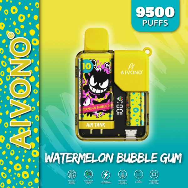 AIVONO AIM TANK 9500 Puffs 0% 2% 3% 5% Penna per vaporizzatori usa e getta ricaricabile a basso contenuto di nicotina all'ingrosso Acquista all'ingrosso - FishVape - 13