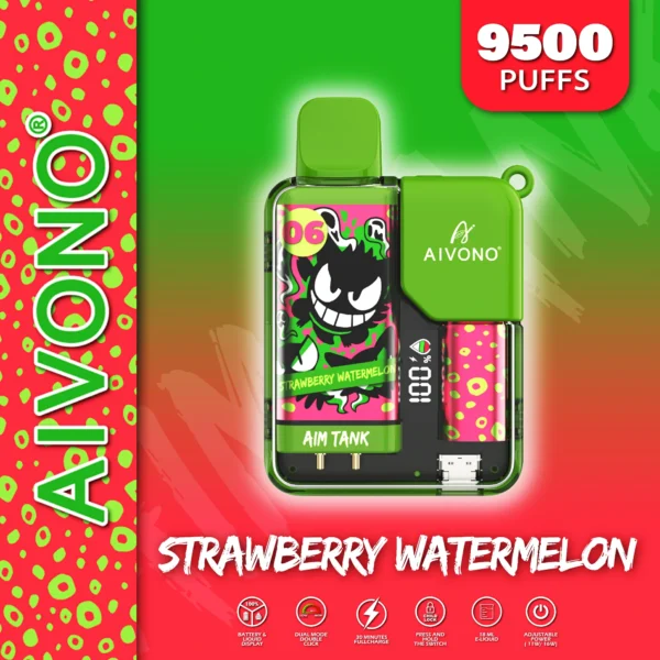 AIVONO AIM TANK 9500 Puffs 0% 2% 3% 5% Penna per vaporizzatori usa e getta ricaricabile a basso contenuto di nicotina all'ingrosso Acquista all'ingrosso - FishVape - 15