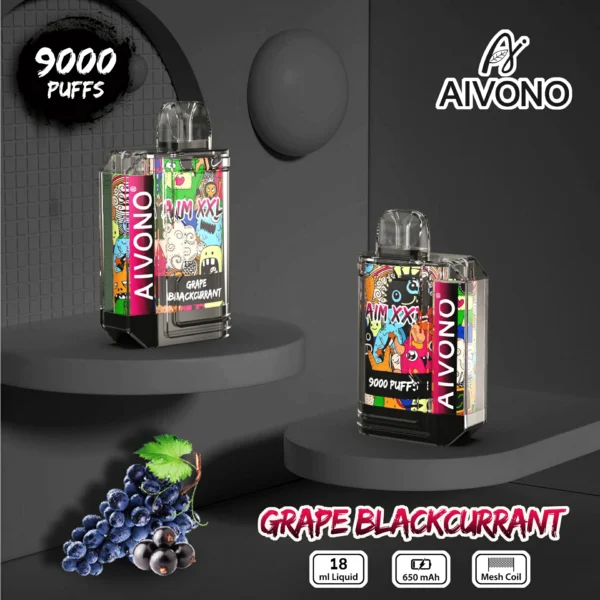 AIVONO AIM XXL 9000 Puffs 0% 2% 3% 5% Nikotynowe akumulatory jednorazowe Vapes Pen Luzem Kup hurtowo - FishVape - 3