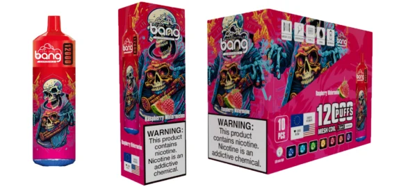 Bang 12000 Puffs 0% 2% 3% 5% Nikotynowy, jednorazowy, wielokrotnego ładowania Vapes Pen Luzem Kup hurtowo - FishVape - 6