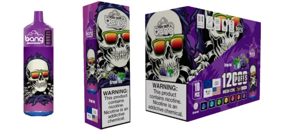 Bang 12000 Puffs 0% 2% 3% 5% Nikotynowe akumulatory jednorazowe Vapes Pen Luzem Kupuj hurtowo - FishVape - 11
