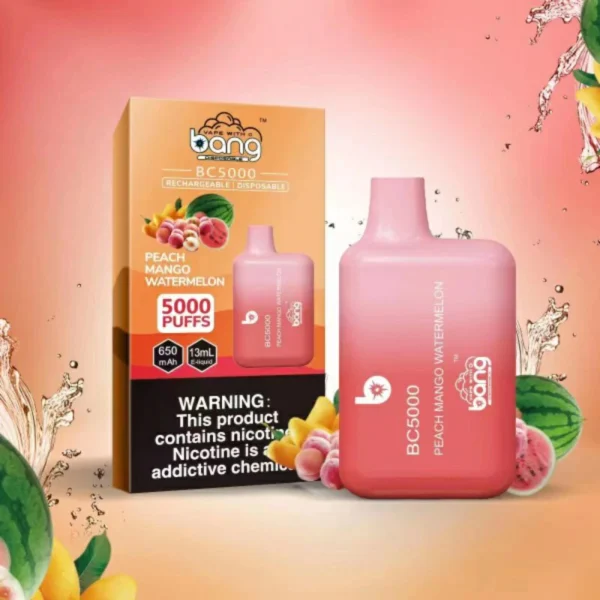 Bang BC 5000 Puffs 0% 2% 3% 5% Stylo vape jetable rechargeable à faible teneur en nicotine en vrac Acheter en gros - FishVape - 13