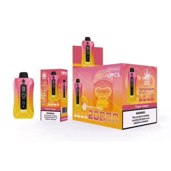 Bang Beach 20000 Rookwolken 0% 2% 3% 5% Oplaadbare wegwerpvapes-pen met laag nicotinegehalte in bulk Koop groothandel - FishVape - 9