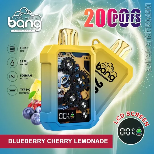 Bang Gear Tick Tock 20000 Rookwolken 0% 2% 3% 5% Oplaadbare wegwerpvapes-pen met laag nicotinegehalte Bulk Koop groothandel - FishVape - 1
