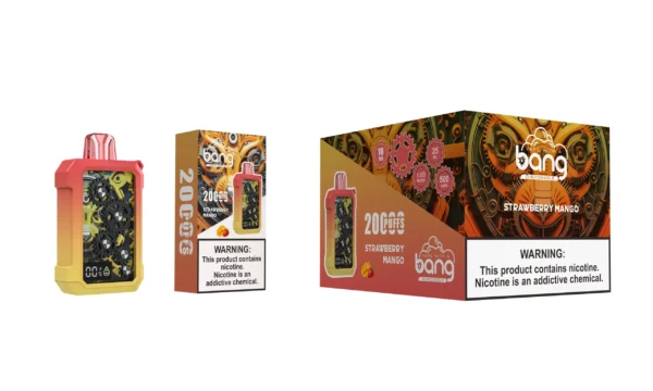 Bang Gear Tick Tock 20000 Rookwolken 0% 2% 3% 5% Oplaadbare wegwerpvapes-pen met laag nicotinegehalte Bulk Koop groothandel - FishVape - 6