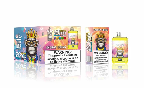 Bang King Double Crystal 20000 Puffs 0% 2% 3% 5% Перезаряжаемые одноразовые вейпы с низким содержанием никотина, оптовая покупка оптом - FishVape - 12