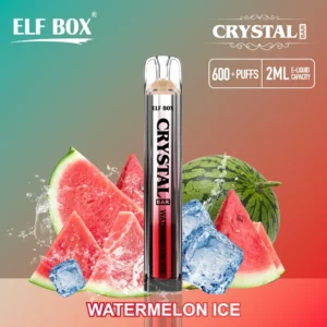 ELF BOX CRYSTAL BAR 600 Puffs 0% 2% 5% Nicotine Vape jetable rechargeable en vrac Acheter en gros - FishVape - 12
