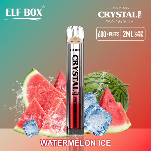 ELF BOX CRYSTAL BAR 600 Puffs 0% 2% 5% Nicotine Vape jetable rechargeable en vrac Acheter en gros - FishVape - 2