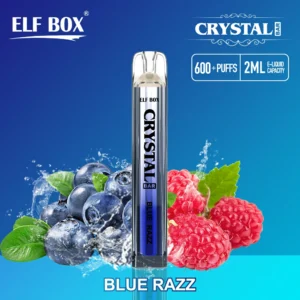 ELF BOX CRYSTAL BAR 600 Puffs 0% 2% 5% Nicotine Vape jetable rechargeable en vrac Acheter en gros - FishVape - 13