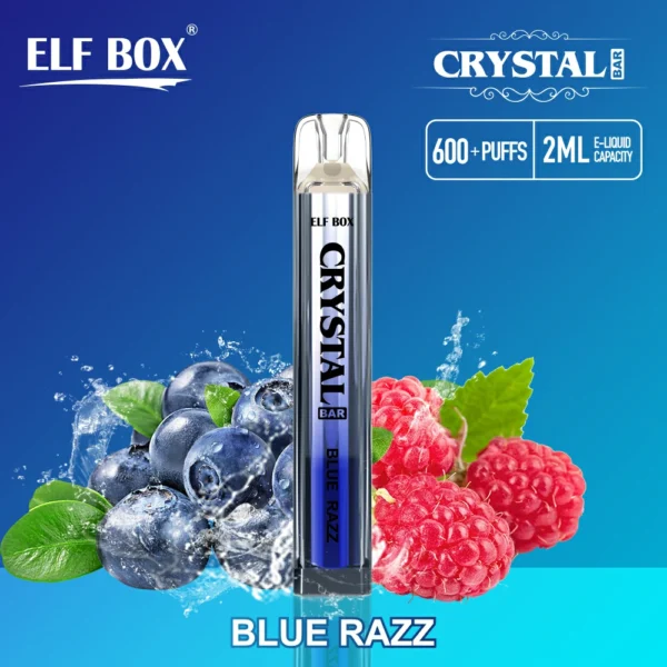 ELF BOX CRYSTAL BAR 600 Puffs 0% 2% 5% Nicotine Vape jetable rechargeable en vrac Acheter en gros - FishVape - 3