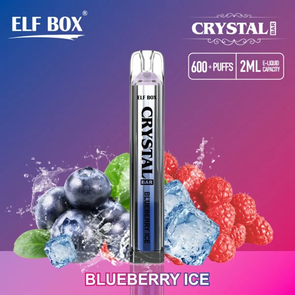 ELF BOX CRYSTAL BAR 600 Puffs 0% 2% 5% Nicotine Vape jetable rechargeable en vrac Acheter en gros - FishVape - 4
