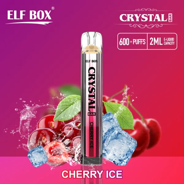 ELF BOX CRYSTAL BAR 600 Puffs 0% 2% 5% Nicotine Vape jetable rechargeable en vrac Acheter en gros - FishVape - 5