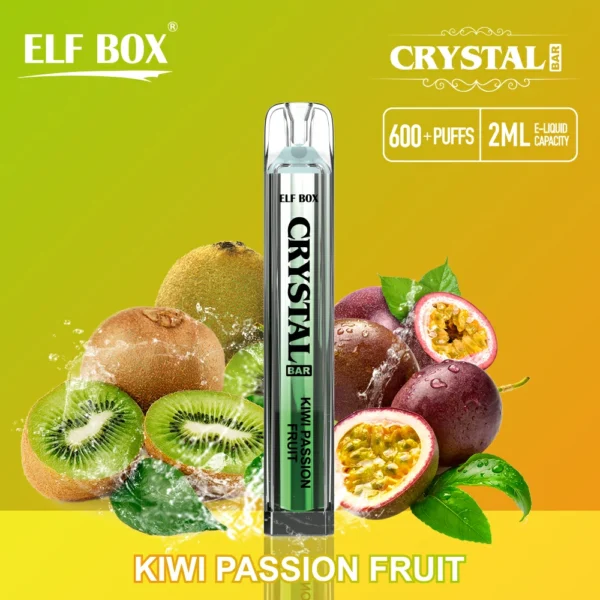 ELF BOX CRYSTAL BAR 600 Puffs 0% 2% 5% Nicotine Vape jetable rechargeable en vrac Acheter en gros - FishVape - 7
