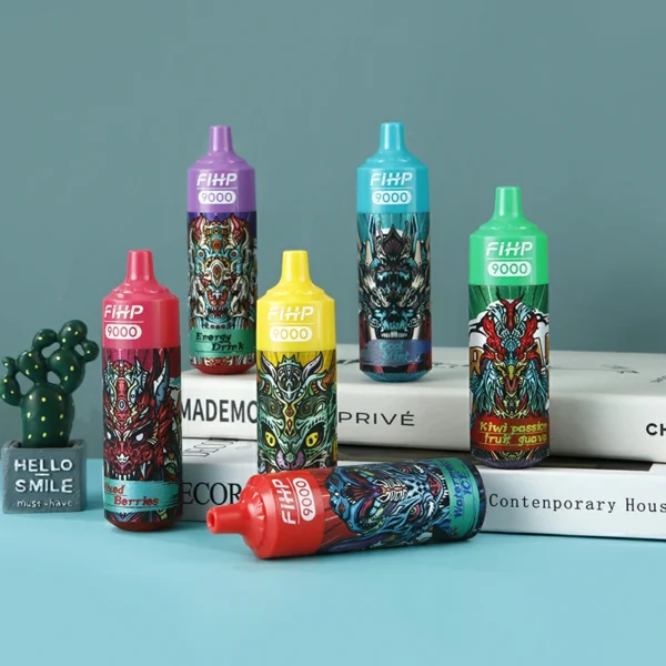 FIHP 9000 Puffs 2% 5% Vapes desechables recargables con bajo contenido de nicotina Compra a granel al por mayor - FishVape - 1