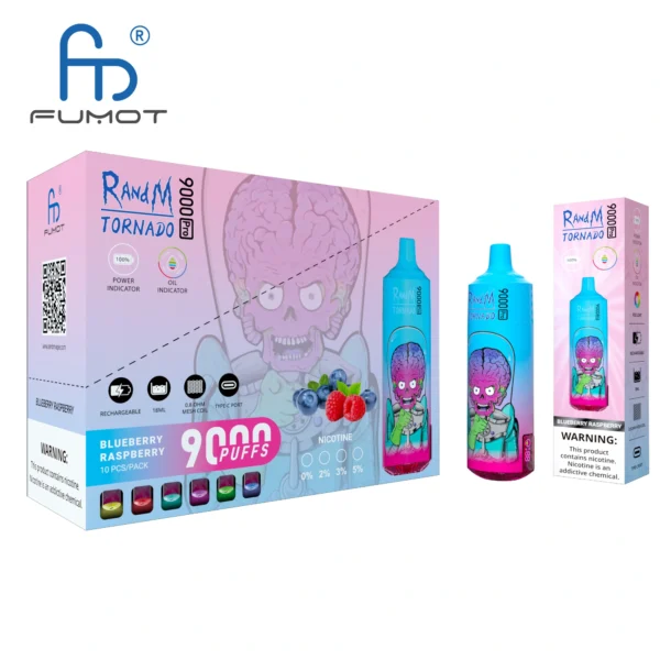 RandM Tornado 9000 PRO Puffs 0% 2% 3% 5% Basso contenuto di nicotina alla rinfusa Acquista Vape monouso ricaricabile all'ingrosso - FishVape - 9