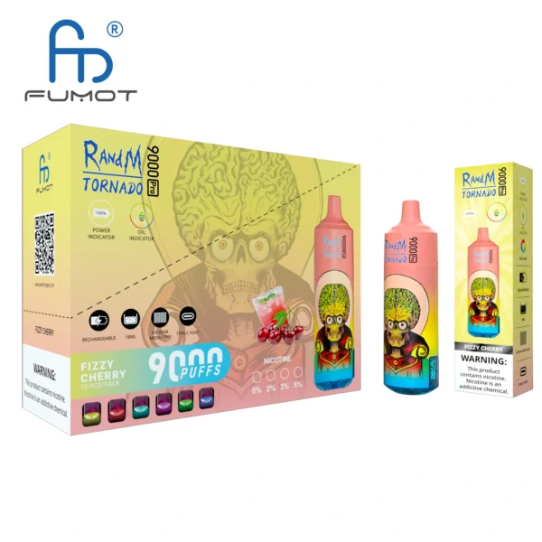 RandM Tornado 9000 PRO Puffs 0% 2% 3% 5% Basso contenuto di nicotina alla rinfusa Acquista Vape monouso ricaricabile all'ingrosso - FishVape - 11