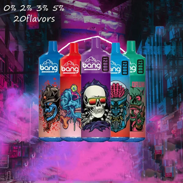 Bang 12000 Puffs 0% 2% 3% 5% Nikotynowe akumulatory jednorazowe Vapes Pen Luzem Kup hurtowo - FishVape - 1