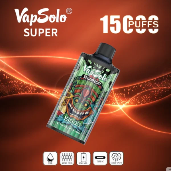 Vapsolo Super 15000 Rookwolken 2% 5% Laag nicotinegehalte Bulk Koop oplaadbare wegwerpvapes-pen groothandel - FishVape - 6