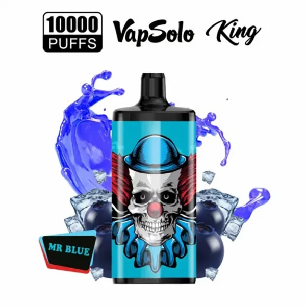 Vapsolo King 10000 Puffs 2% 5% Low Nicotine Rechargeable Disposable Vapes Pen Bulk Buy Wholesale - FishVape - 3