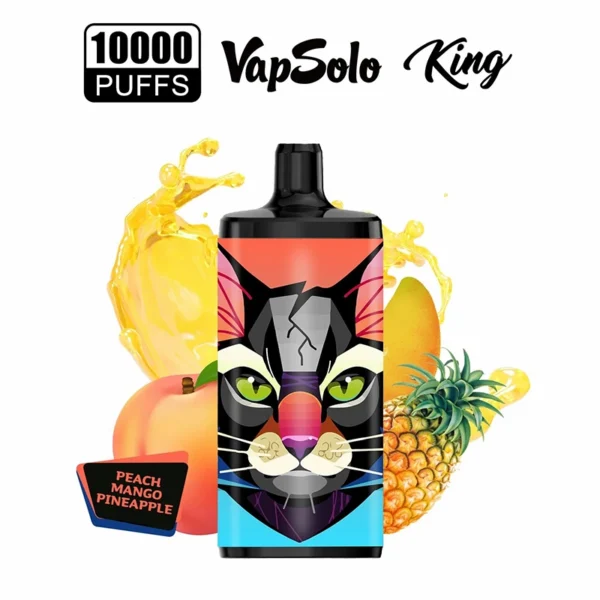 Vapsolo King 10000 Puffs 2% 5% Low Nicotine Rechargeable Disposable Vapes Pen Bulk Buy Wholesale - FishVape - 21