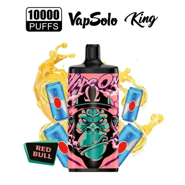 Vapsolo King 10000 Puffs 2% 5% Low Nicotine Rechargeable Disposable Vapes Pen Bulk Buy Wholesale - FishVape - 9