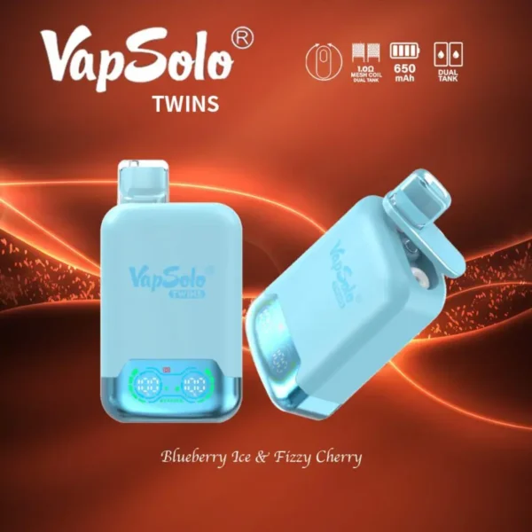 VapSolo Twins 20000 Puffar 2% 5% Uppladdningsbara engångsvapes med låg nikotinhalt Penna Bulk Köp grossist - FishVape - 12