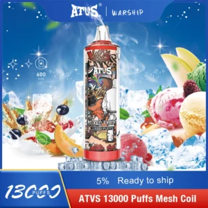 Atvs 13000 Puffs 5% Caneta Vapes Descartáveis ​​Recarregáveis ​​com Baixo Nicotina em Massa Comprar Atacado - FishVape - 16