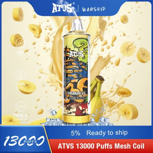 Atvs 13000 Puffs 5% Baixa Nicotina Recarregável Vapes Canetas Descartáveis ​​Comprar Atacado - FishVape - 3