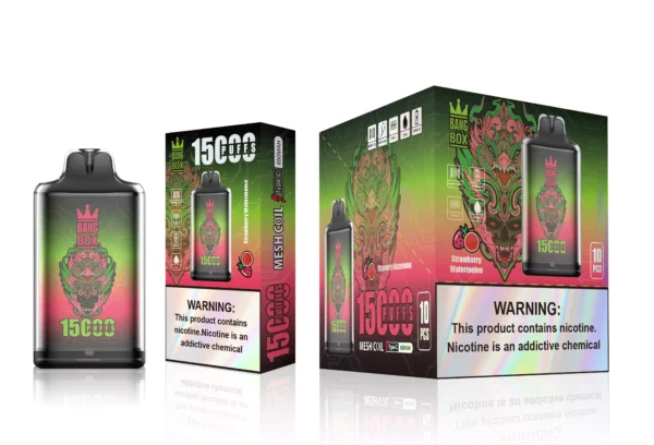 Bang Box S1 15000 Puffs 0% 2% 3% 5% Madala nikotiinisisaldusega laetav ühekordne Vapes Pen hulgi osta hulgimüük - FishVape - 10
