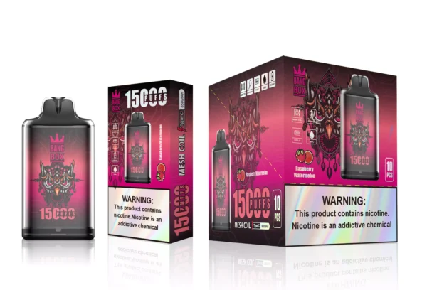 Bang Box S1 15000 Puffs 0% 2% 3% 5% Madala nikotiinisisaldusega laetav ühekordne Vapes Pen hulgiost hulgimüük – FishVape – 8