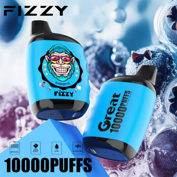 Fizzy Great 10000 Rookwolken 2% 5% Oplaadbare wegwerpvapes-pen met laag nicotinegehalte Bulk kopen groothandel - FishVape - 3